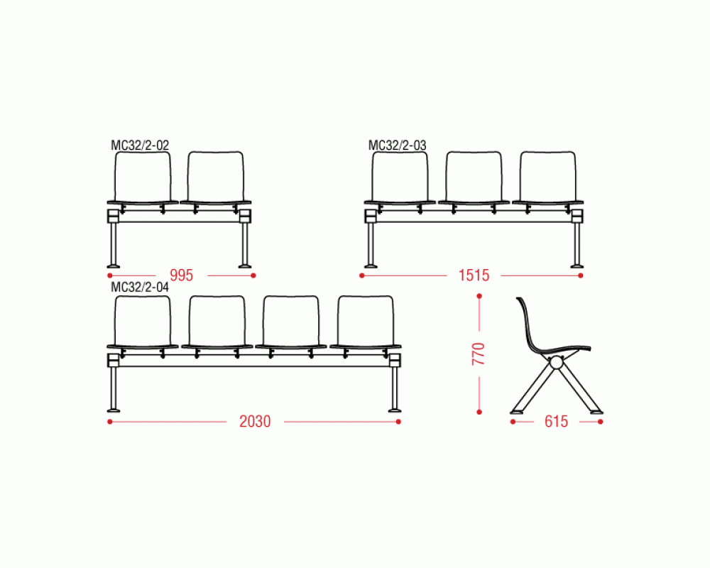 Многоместная секция Вектор PL МС32/2