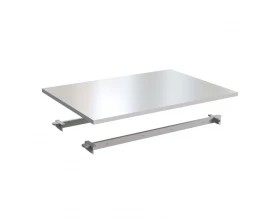 Столешница одинарная 100 (с траверсами) белый Steel images