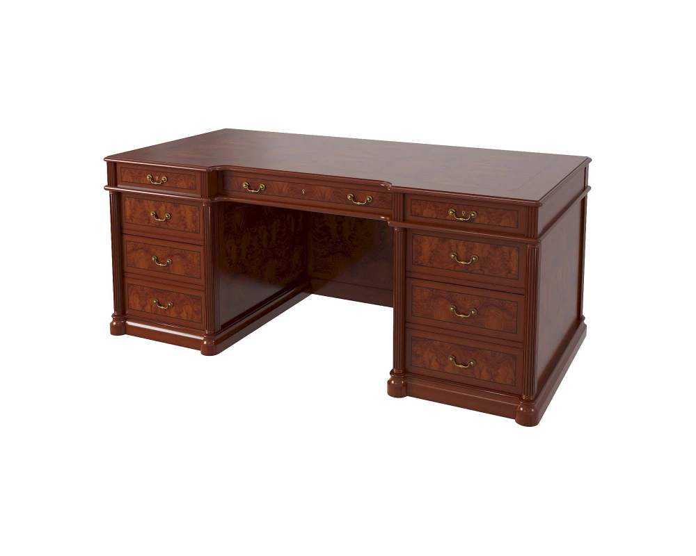 Стол руководителя с передней панелью матовый 1800х900х780 Artmoble