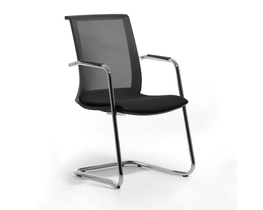 Кресло Skin Сетка/Ткань, Черный