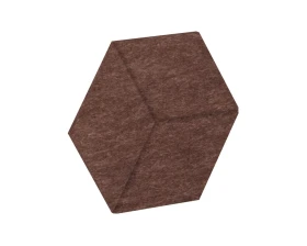 Настенная панель шестигранная (3 луча) VE.NP-6G3LU-300 600x520x12 Акустикс / AcustiX images