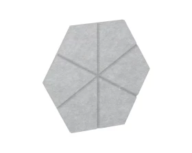 Настенная панель шестигранная (6 лучей) VE.NP-6G6L-200 400x346x12 AcustiX images