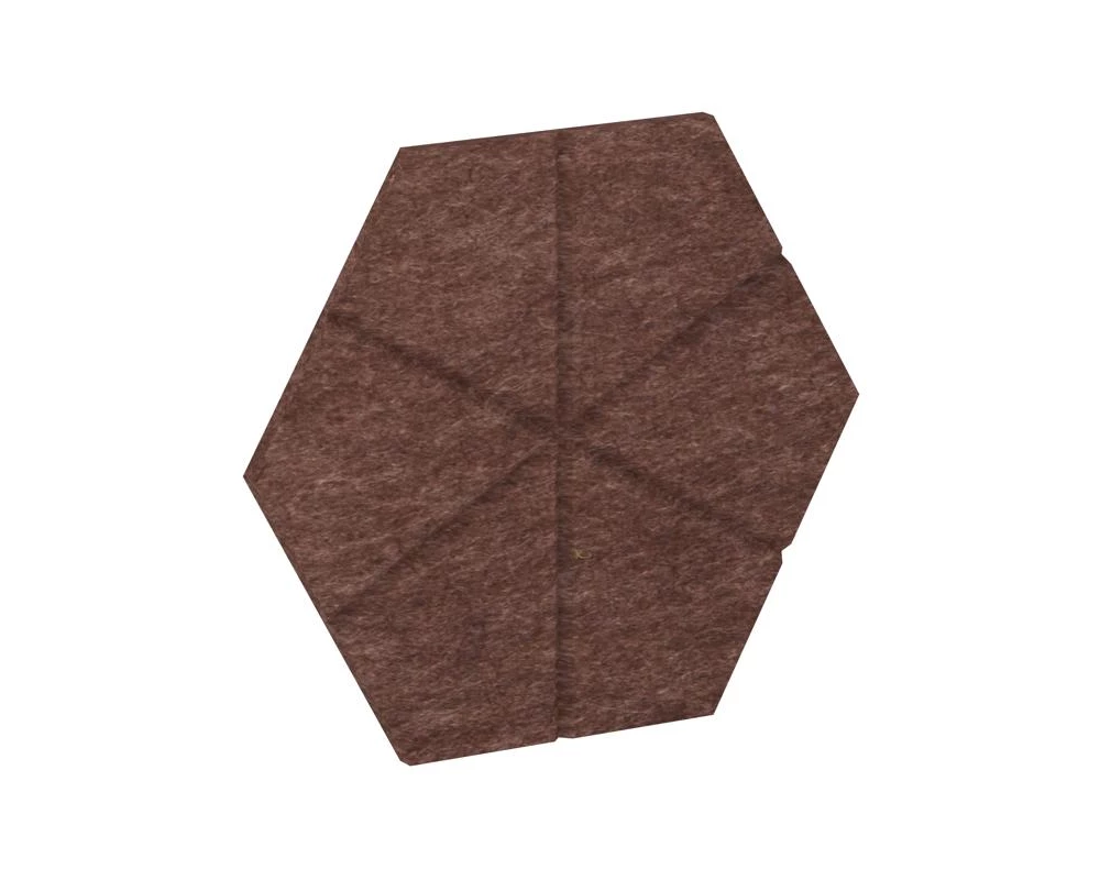 Настенная панель шестигранная (6 лучей) VE.NP-6G6L-300 600x520x12 AcustiX