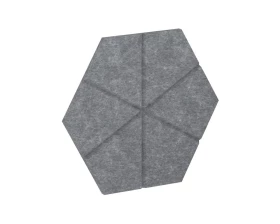 Настенная панель шестигранная (6 лучей) VE.NP-6G6L-300 600x520x12 AcustiX images