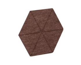 Настенная панель шестигранная (6 лучей) VE.NP-6G6LU-100 200x173x12 AcustiX images