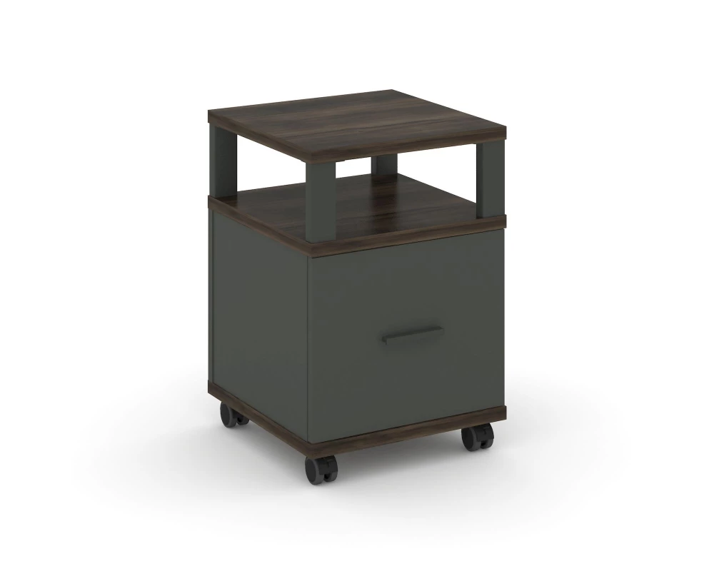 Тумба мобильная 1 распаш. фасад с надставкой CN.TUM-008 A 420x420x615 Concept