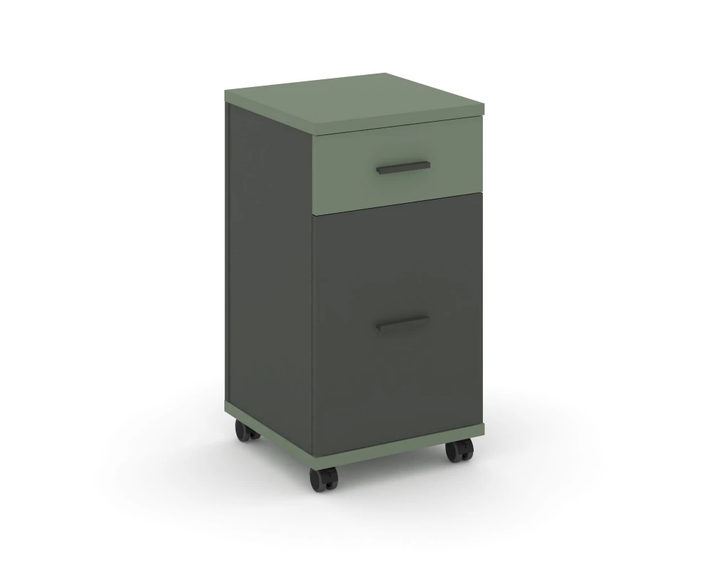 Тумба мобильная 1 ящ. 1 распаш. фасад CN.TUM-011 A 420x420x782 Concept