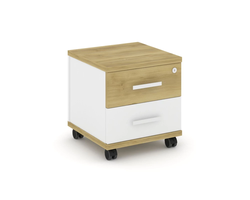 Тумба мобильная 2 ящ. CN.TUM-001 W 420x420x448 Concept