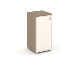 Шкаф низкий узкий левый (1 низкий фасад стекло Лакобель в раме) 40x42x82,3 Эстетика / Estetica images