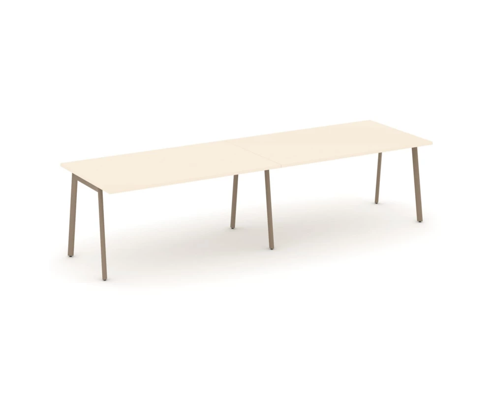 Стол переговорный на плоскоовальной трубе 316x98x75 Estetica