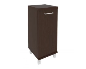 Шкаф низкий узкий 1 низкая дверь ЛДСП левый 401x432x958 First images