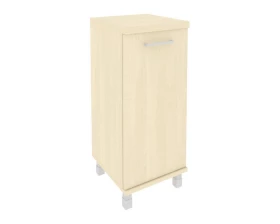 Шкаф низкий узкий 1 низкая дверь ЛДСП левый 401x432x958 First images