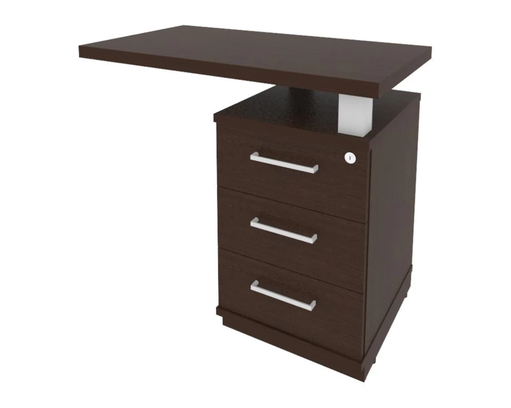 Тумба приставная с топом правая 900x500x765 First