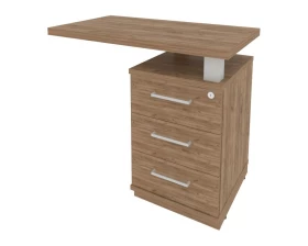 Тумба приставная с топом правая 900x500x765 First images