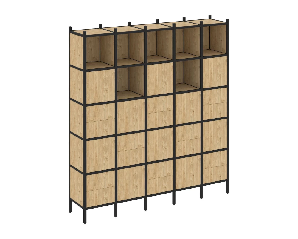 Прямой стеллаж L-10 2110x446x2280 Loft