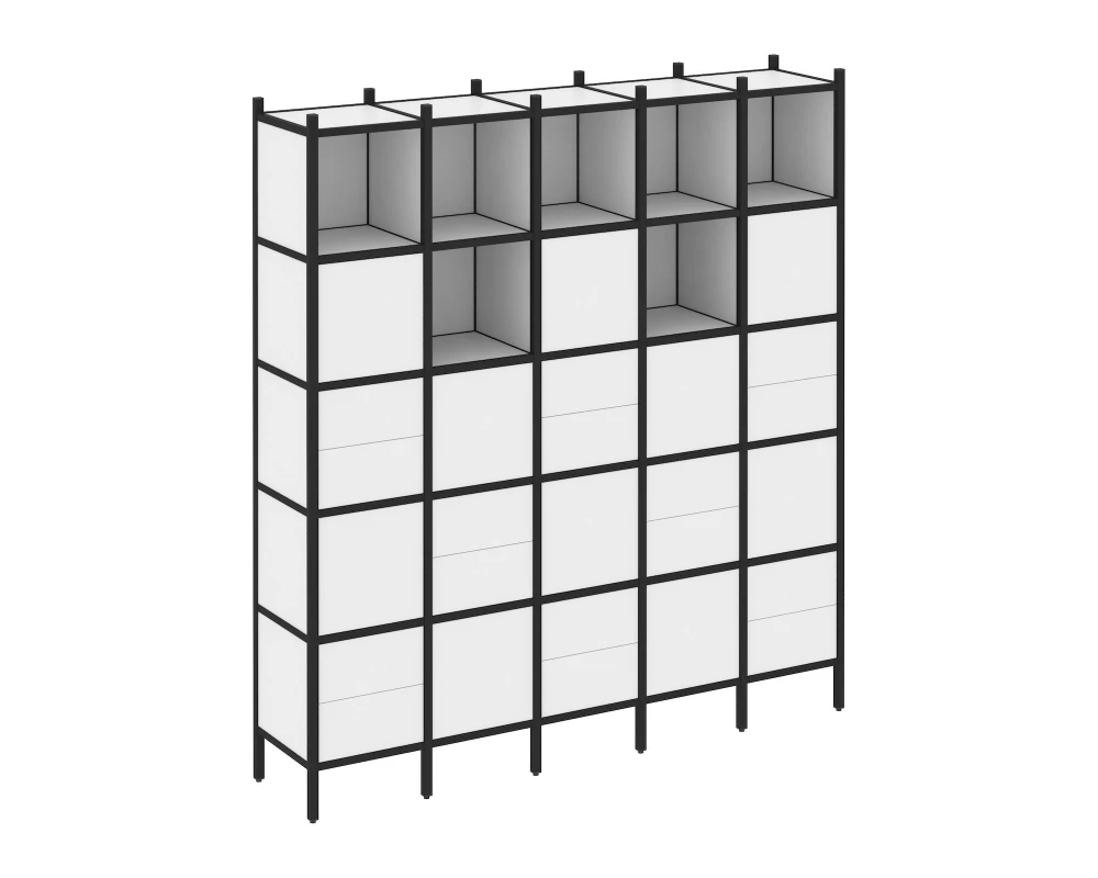 Прямой стеллаж L-10 2110x446x2280 Loft