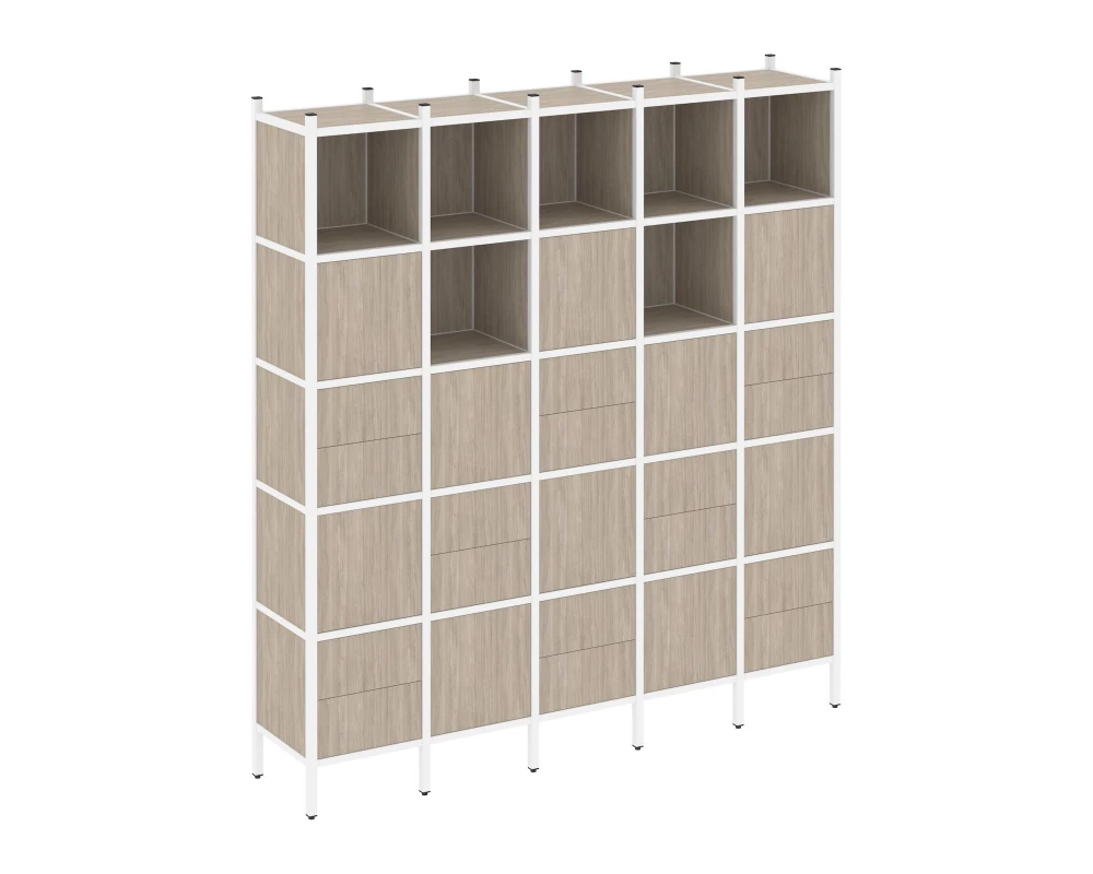 Прямой стеллаж L-10 2110x446x2280 Loft