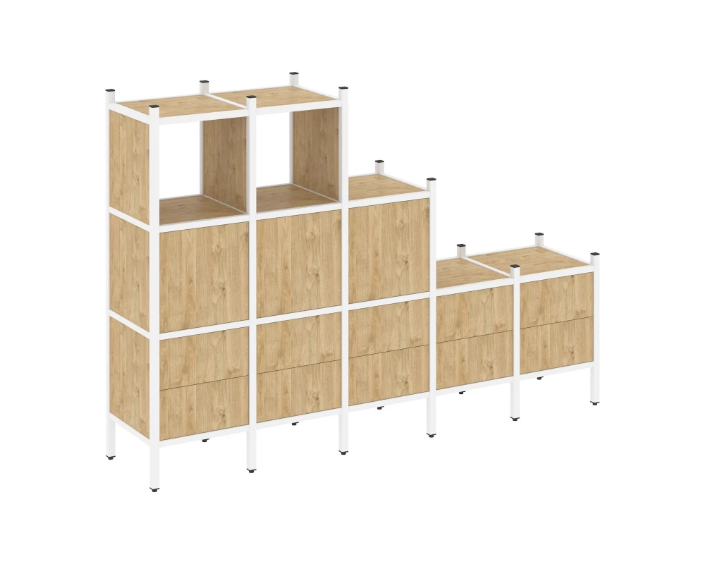 Прямой стеллаж L-19 2110x446x1458 Loft