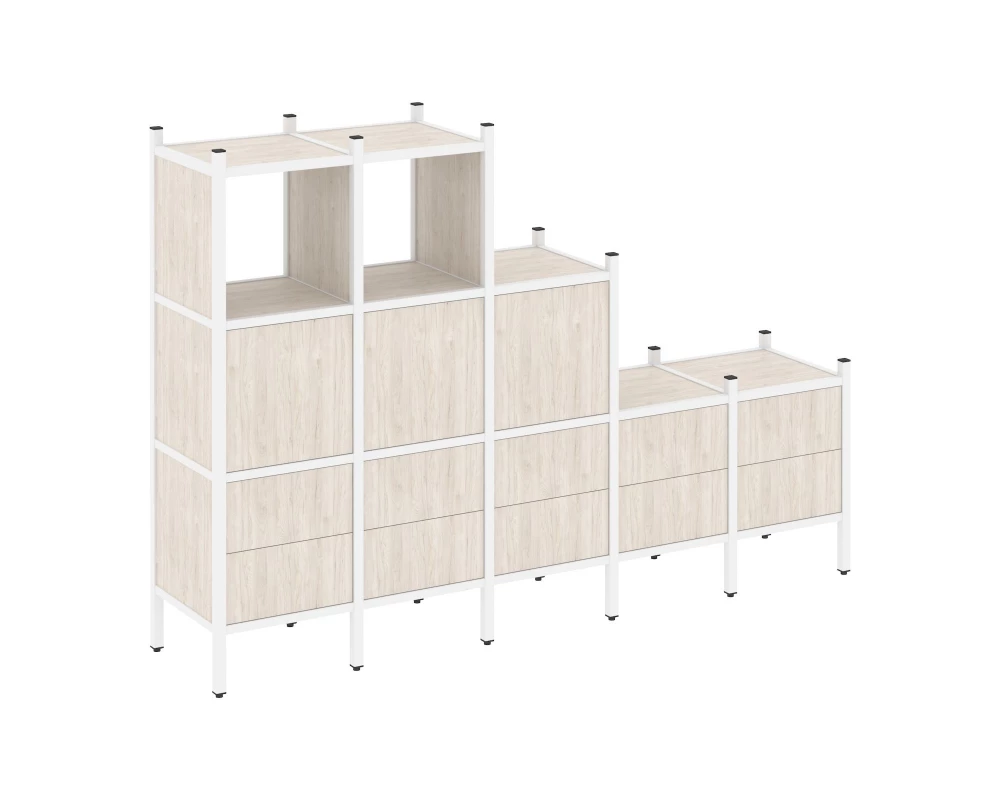 Прямой стеллаж L-19 2110x446x1458 Loft