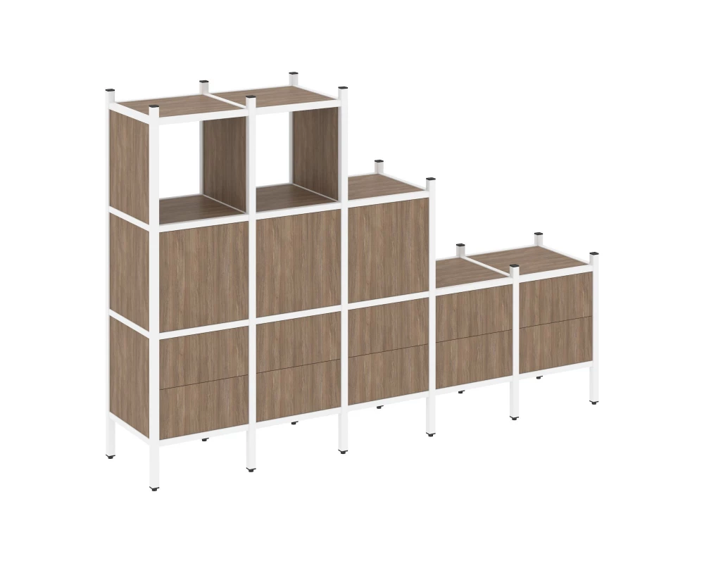 Прямой стеллаж L-19 2110x446x1458 Loft