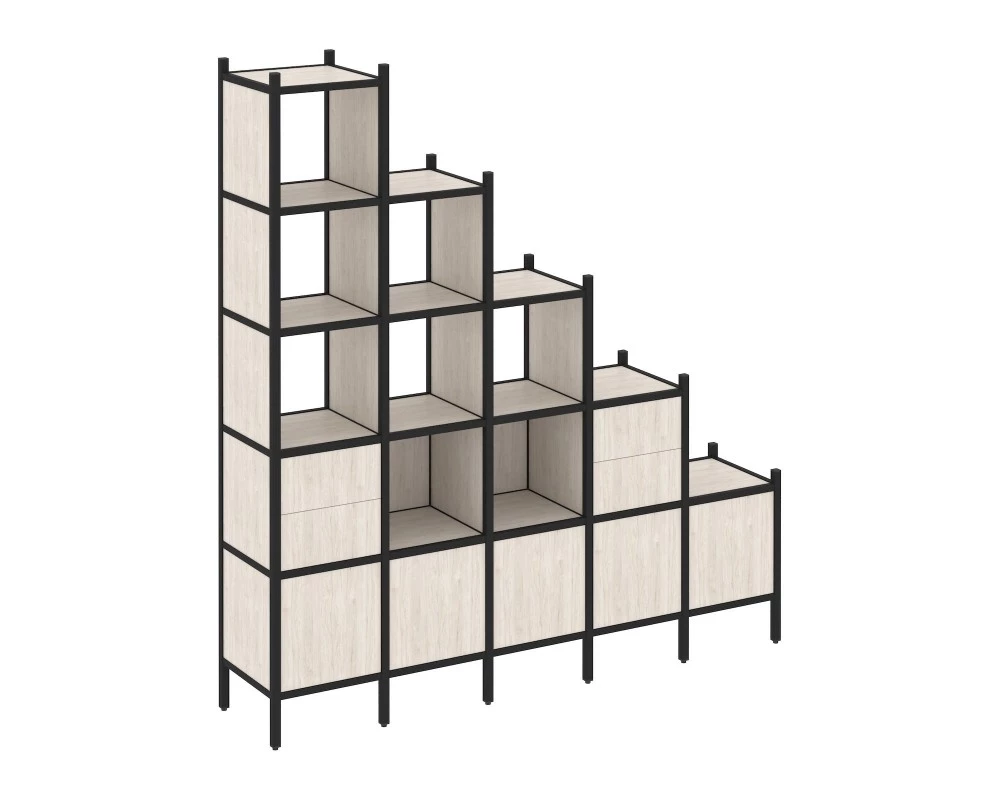 Прямой стеллаж L-23 2110x446x2280 Loft