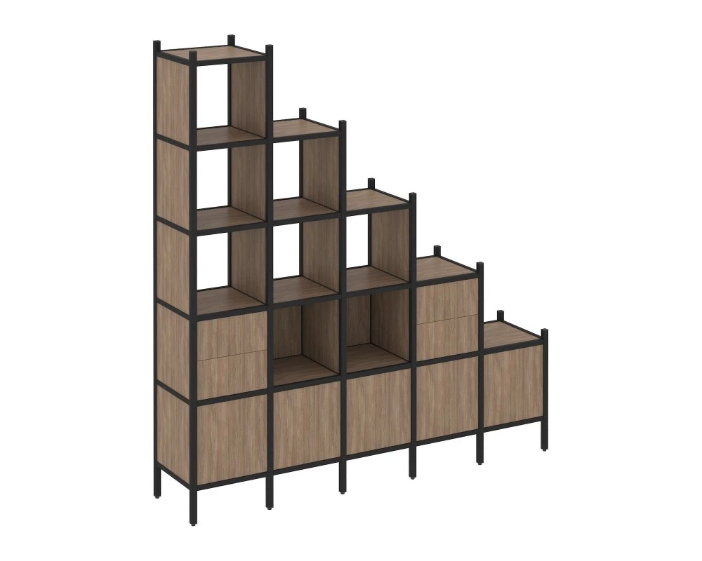 Прямой стеллаж L-23 2110x446x2280 Loft