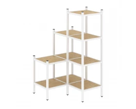 Угловой внутренний стеллаж L-36 862x862x1458 Loft images