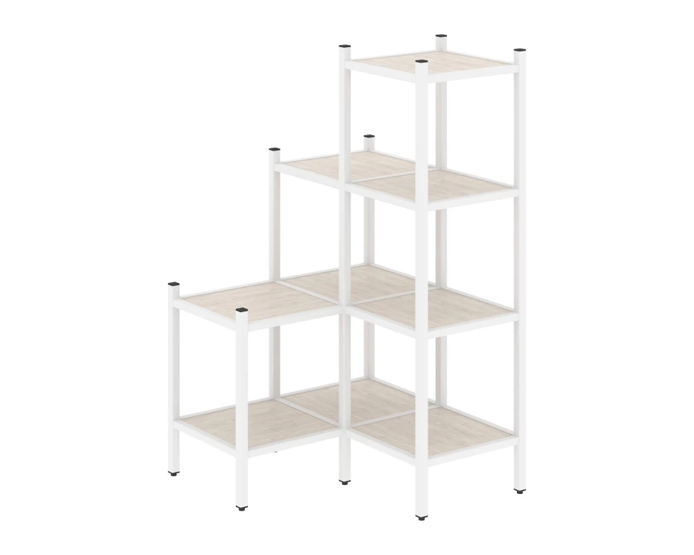 Угловой внутренний стеллаж L-36 862x862x1458 Loft