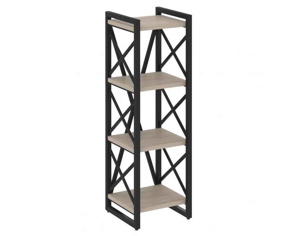 Стеллаж на регулируемых опорах - 4 полки 400х400х1280 Loft