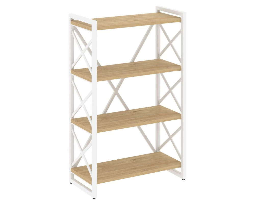 Стеллаж на регулируемых опорах - 4 полки 800х400х1280 Loft