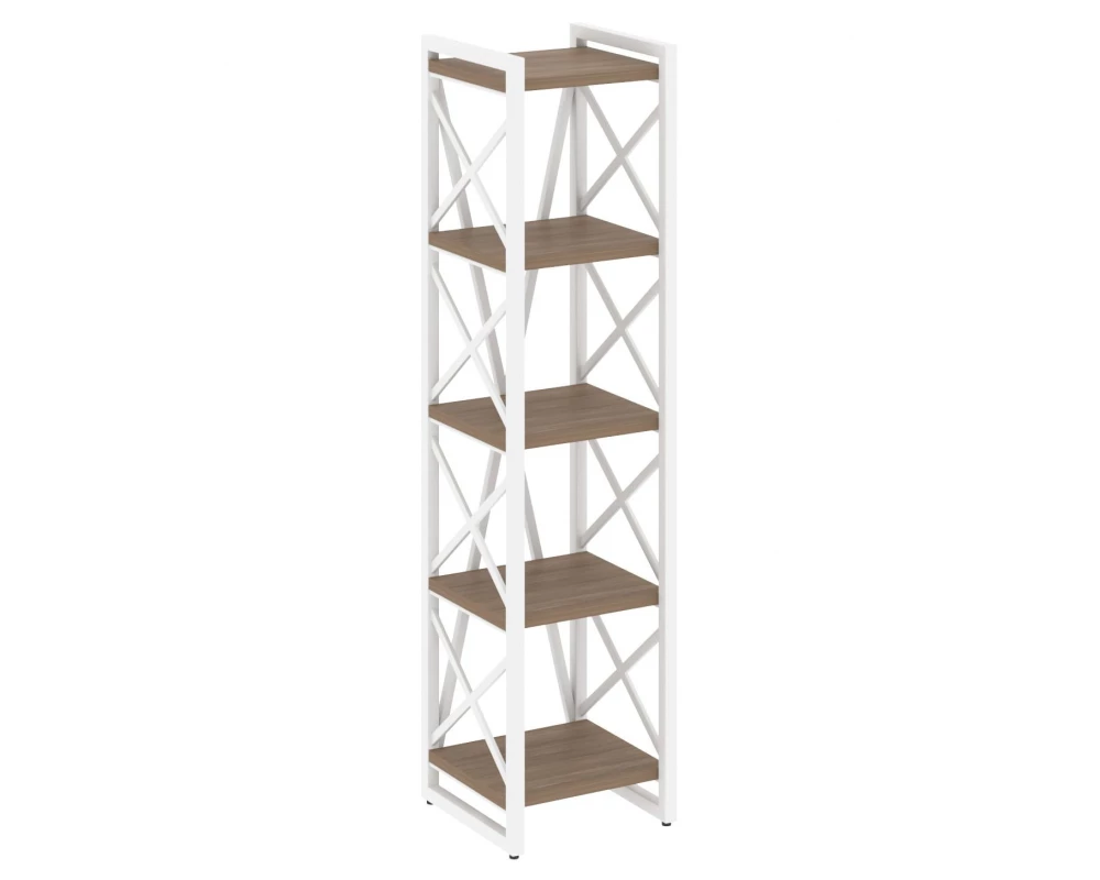 Стеллаж на регулируемых опорах - 5полок 400х400х1650 Loft