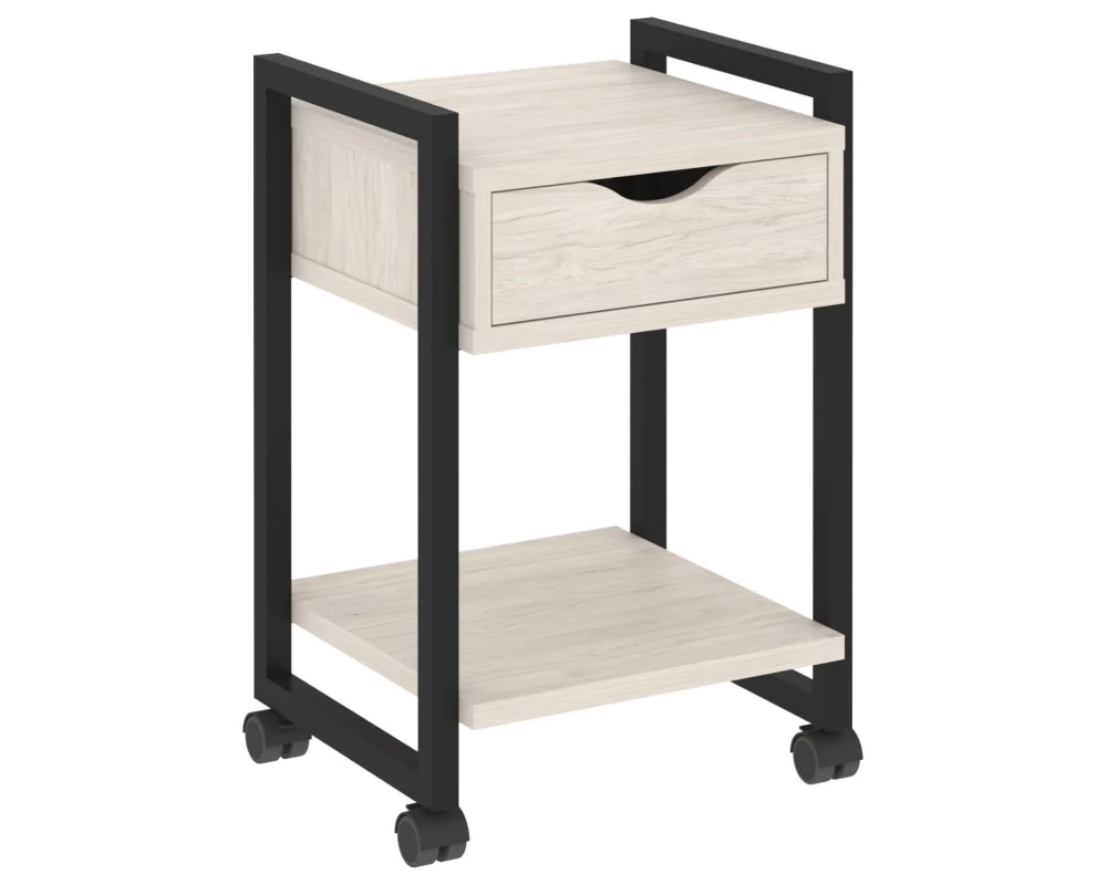Тумба на колесных опорах с ящиком и полкой 500х460х767 Loft