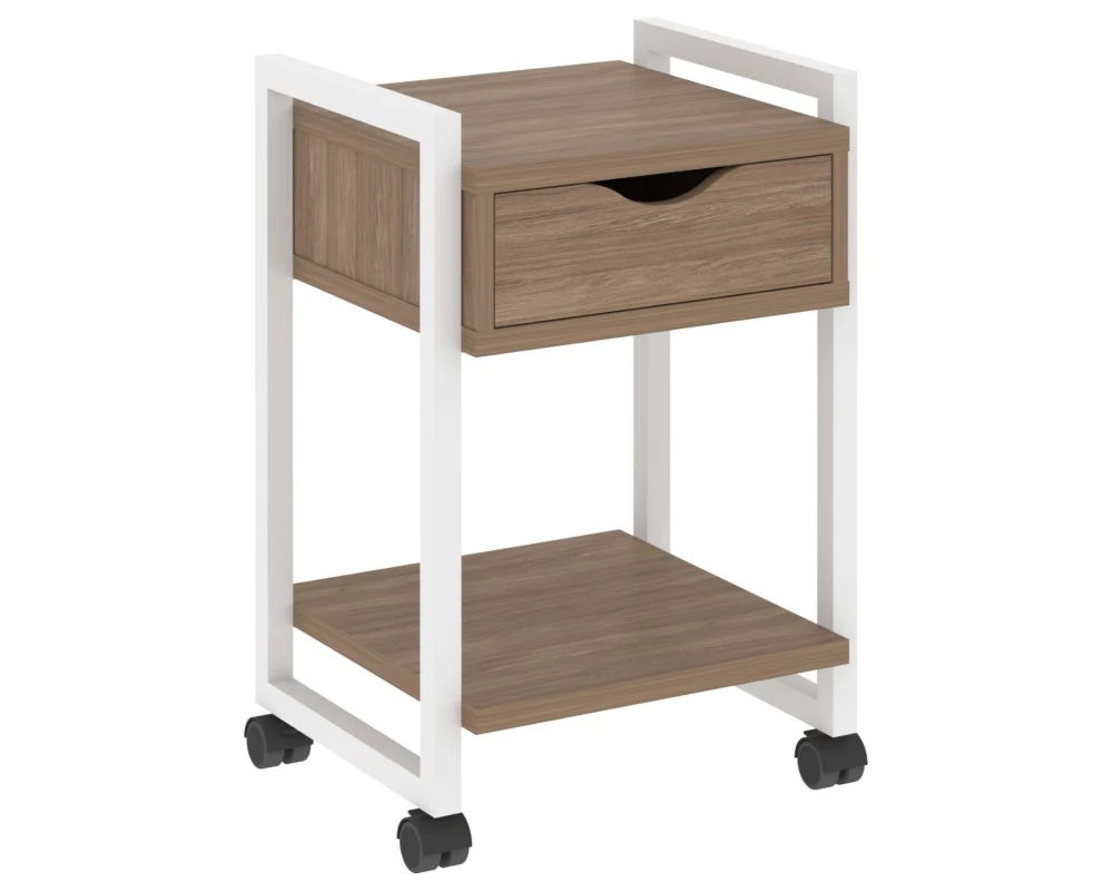Тумба на колесных опорах с ящиком и полкой 500х460х767 Loft