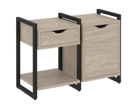 Тумба на регульруемых опорах наборная. Вариант №3 970х460х719 Лофт / Loft images