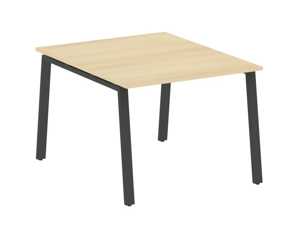 Переговорный стол (1 столешница) на А-образном м/к 100x123,5x75 Metal System