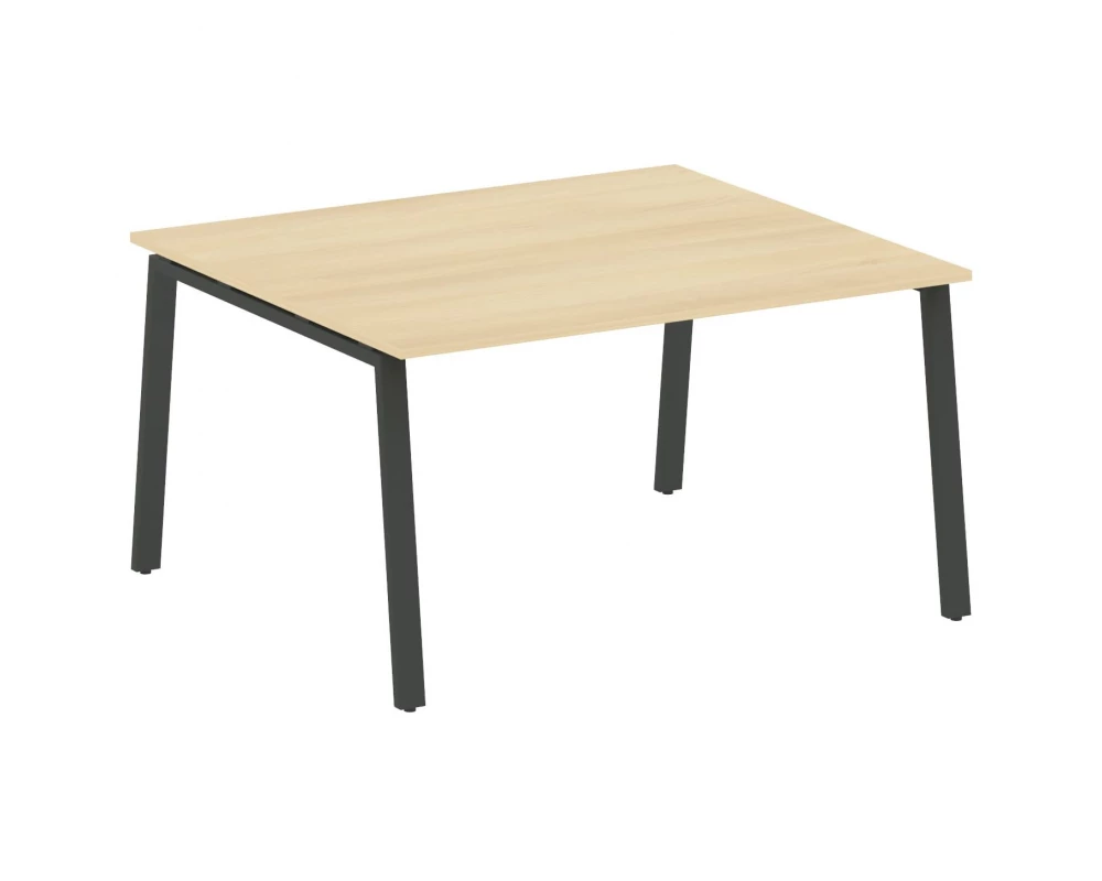 Переговорный стол (1 столешница) на А-образном м/к 140x123,5x75 Metal System