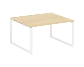 Переговорный стол (1 столешница) на О-образном м/к 140x123,5x75 Metal System images