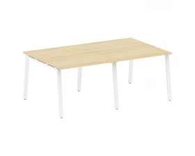 Переговорный стол (2 столешницы) на А-образном м/к 200x123,5x75 Metal System images