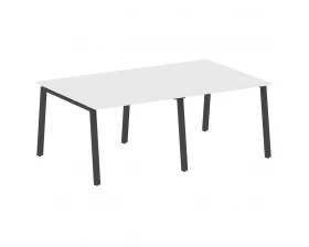 Переговорный стол (2 столешницы) на А-образном м/к 200x123,5x75 Metal System images