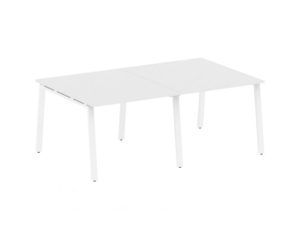 Переговорный стол (2 столешницы) на А-образном м/к 200x123,5x75 Metal System