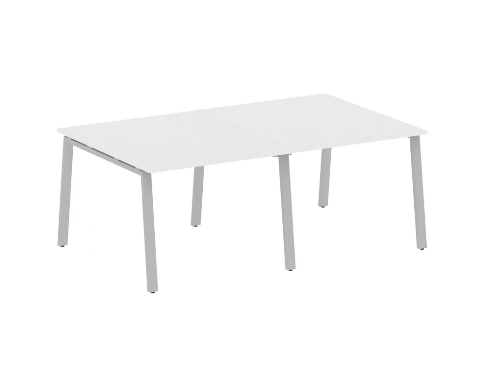 Переговорный стол (2 столешницы) на А-образном м/к 200x123,5x75 Metal System