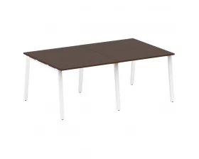 Переговорный стол (2 столешницы) на А-образном м/к 200x123,5x75 Metal System images