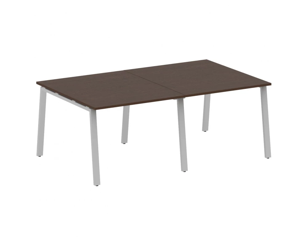 Переговорный стол (2 столешницы) на А-образном м/к 200x123,5x75 Metal System
