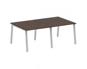 Переговорный стол (2 столешницы) на А-образном м/к 200x123,5x75 Metal System images