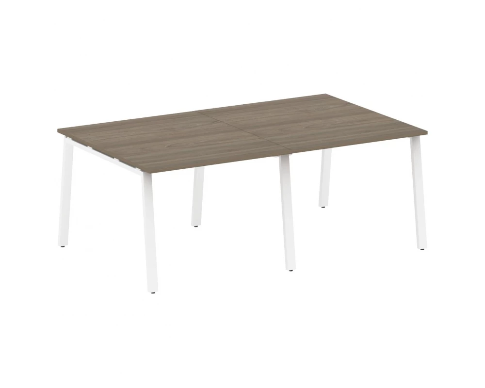 Переговорный стол (2 столешницы) на А-образном м/к 200x123,5x75 Metal System