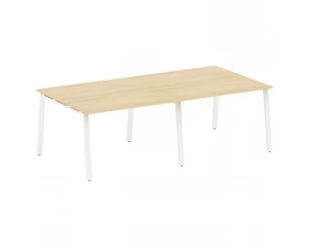 Переговорный стол (2 столешницы) на А-образном м/к 240x123,5x75 Metal System images