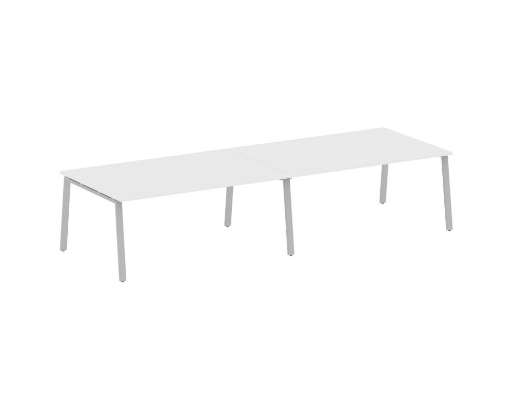 Переговорный стол (2 столешницы) на А-образном м/к 360x123,5x75 Metal System