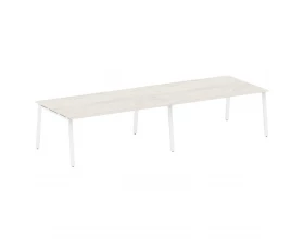 Переговорный стол (2 столешницы) на А-образном м/к 360x123,5x75 Metal System images