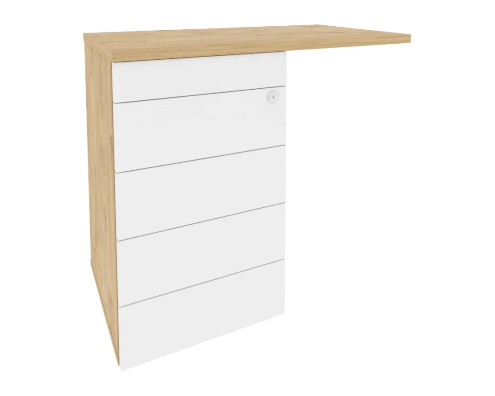 Тумба приставная (TIP-ON) (универсальная л/пр) 842x460x750 Оникс Директ / Onix Direct