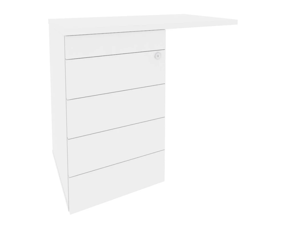 Тумба приставная (TIP-ON) (универсальная л/пр) 842x460x750 Оникс Директ / Onix Direct